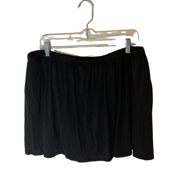 Swim 365 Black Plus Size Swim Skirt Size 22W - Picture 3 of 7